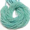 AAA quality Aqua apatite Faceted Beads 13 inch strand 3 - 3.5mm approx